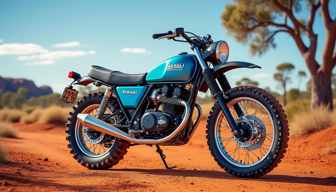 découvrez la nouvelle kawasaki stockman 233 cm³, limitée à 100 km/h, une quad robuste et appréciée par les éleveurs australiens pour ses performances et sa fiabilité sur les terrains difficiles.