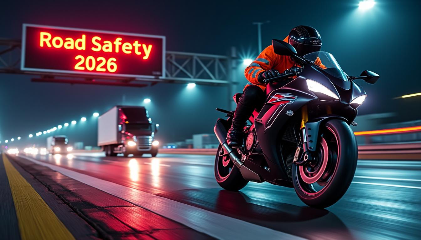 à 22 ans, un motard flashé à 234 km/h risque une peine de prison avec la nouvelle réforme du code de la route, renforçant les sanctions pour les excès de vitesse.