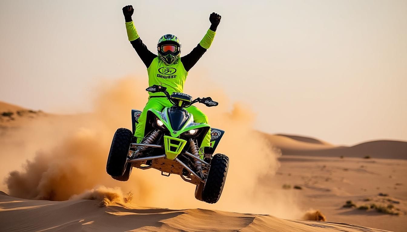 découvrez les exploits de mcinnes, toujours éclatant en moto, et la domination impressionnante d'al-noumesi en quad lors des bajas.