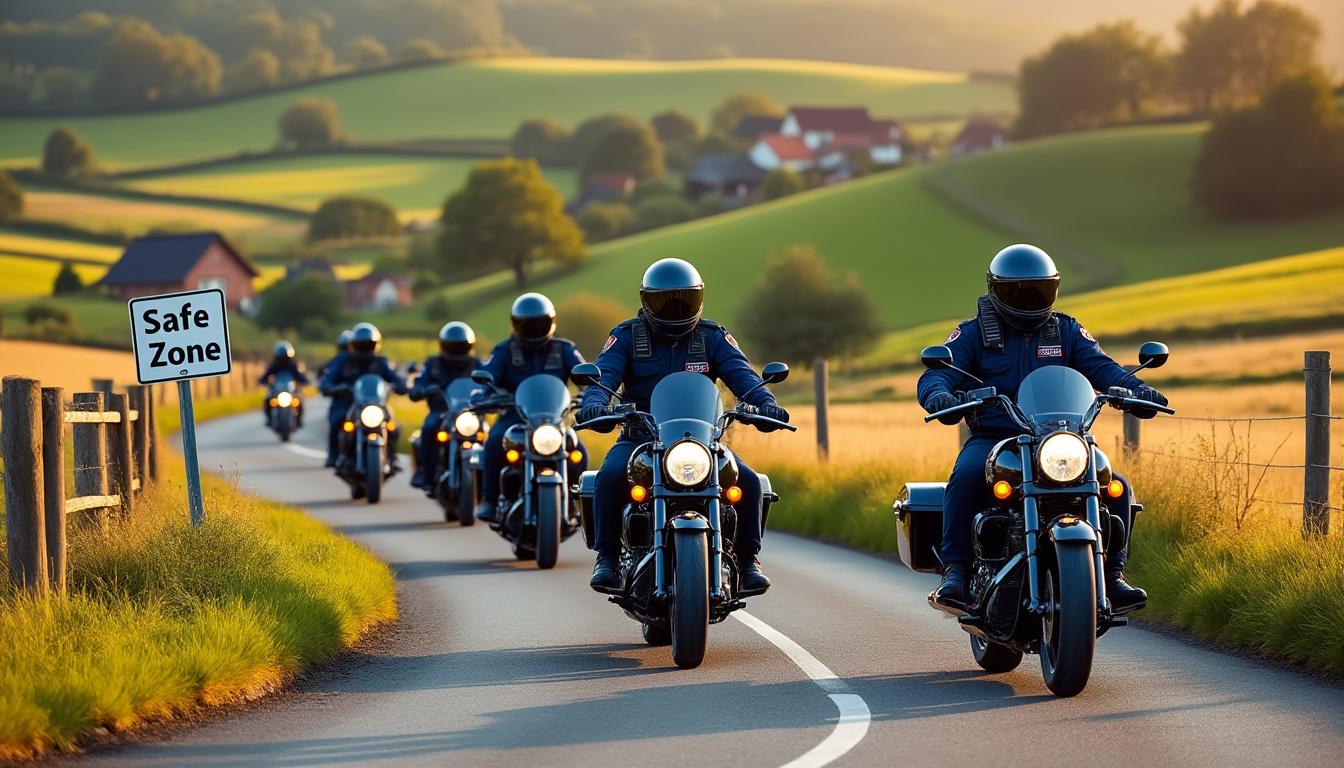 découvrez comment les nouvelles recrues du club de moto de thiérache deviennent les « anges gardiens » en pleine action, alliant passion et solidarité sur les routes.