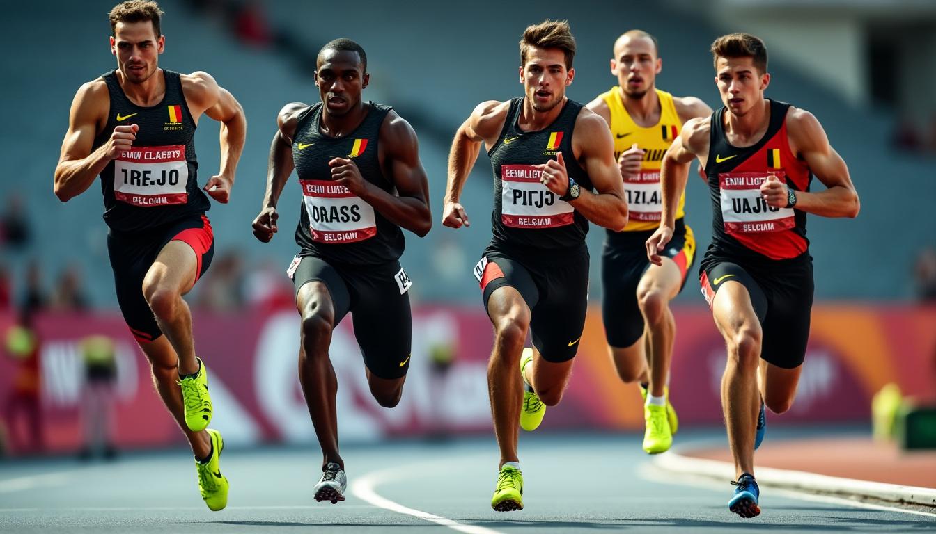 suivez les tornados dans leur course vers la finale du relais 4 x 400 mètres lors des championnats du monde d'athlétisme en salle. une compétition intense à ne pas manquer !