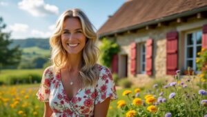 découvrez le corps de ferme en haute-loire que chantal lauby chérit profondément, un lieu plein de charme et de souvenirs qu'elle retrouve avec bonheur.