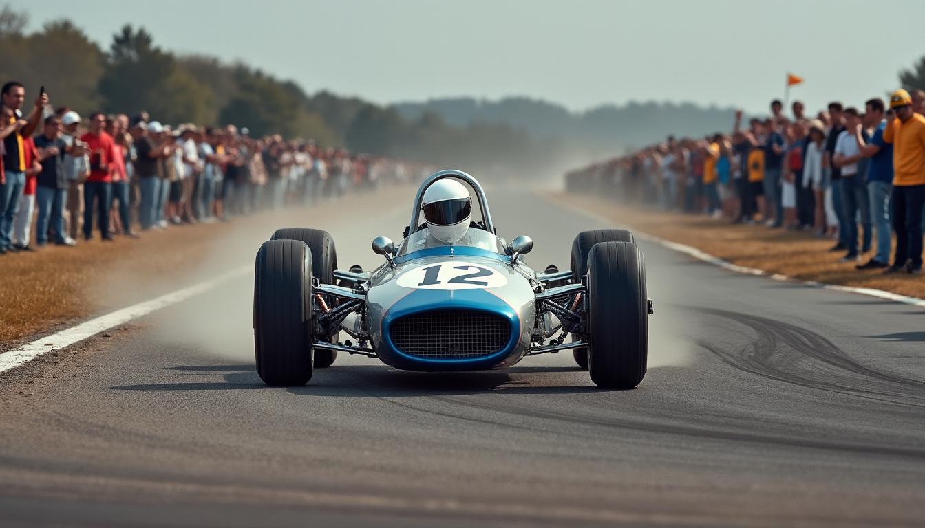découvrez julien fébreau, la voix légendaire de la f1, qui vivra une expérience unique en pilotant une monoplace lors du grand prix de france historique. un événement exceptionnel à ne pas manquer !