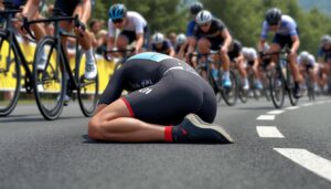 découvrez les détails du grand prix gilbert-bousquet, marqué par un accident ayant entraîné une fracture de la rotule pour l'un des coureurs. suivez les dernières informations sur cet événement sportif.