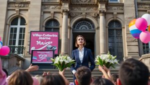 découvrez le triomphe historique de jeanne roussel à la mairie de villers-cotterêts, un succès marqué par des nuances surprenantes qui redéfinissent la politique locale.