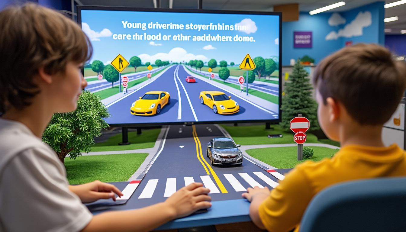 les gendarmes sensibilisent les futurs conducteurs en les interpellant pour mieux les avertir des dangers et risques liés à la conduite.