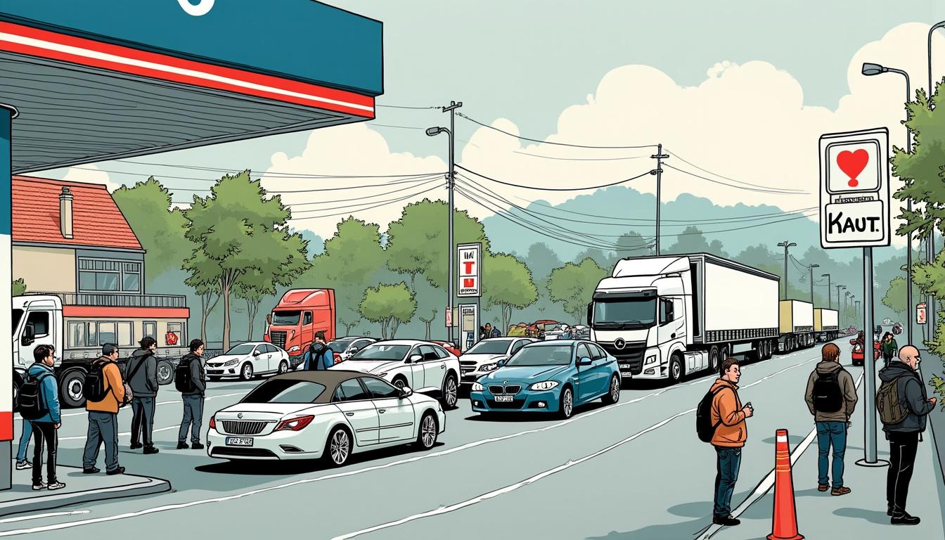 découvrez les déclarations rassurantes d'une porte-parole du gouvernement face aux rumeurs de crise de carburant, affirmant qu'aucun risque n'est à prévoir.