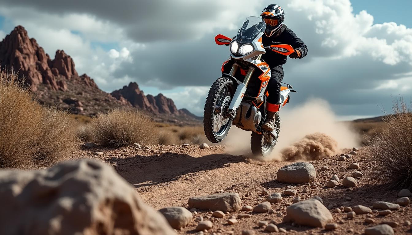 découvrez la ktm 890 adventure r rally 2026, la moto parfaite pour vivre l'aventure dakar depuis chez vous. puissance, endurance et technologie au rendez-vous.