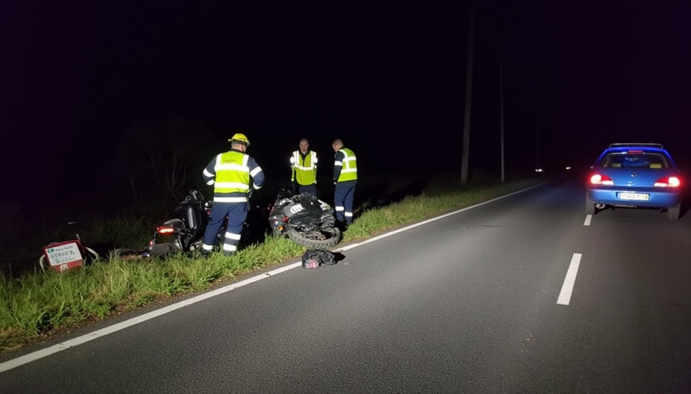 en charente, deux accidents de moto ont fait deux blessés graves. découvrez les premières informations sur ces deux accidents.