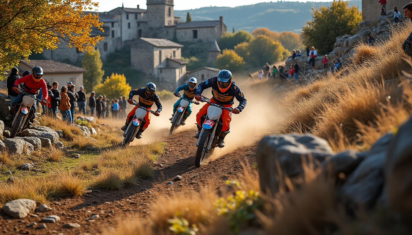 à najac, l’aveyronnaise classic fait vibrer les passionnés d’enduro moto. revivez les temps forts de ce rendez-vous incontournable.