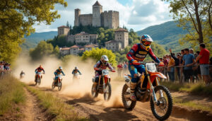 à najac, l’aveyronnaise classic réunit passionnés et pilotes autour d’un enduro moto spectaculaire. revivez les temps forts de ce rendez-vous incontournable.