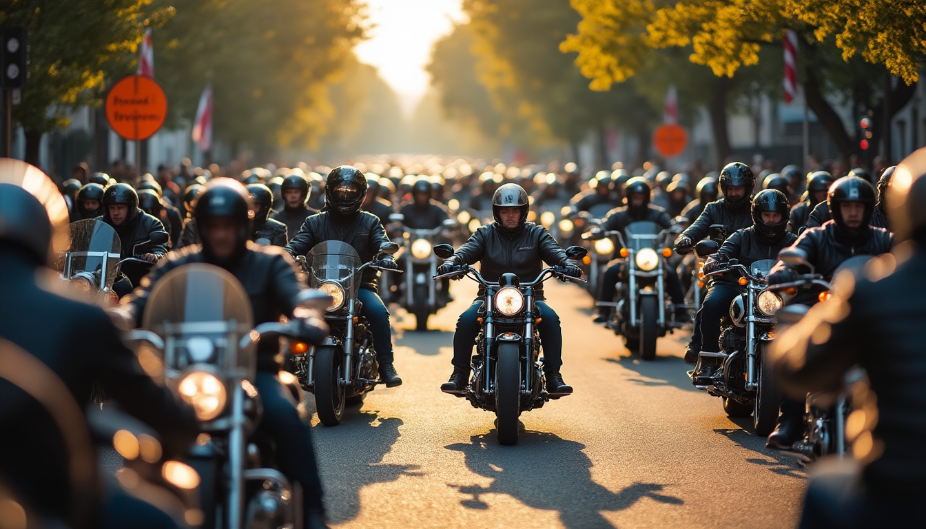 plus de 1 000 motards se réunissent à la florentine pour soutenir la lutte contre les cancers pédiatriques et sensibiliser le public.