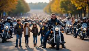 la florentine réunit plus de 1 000 motards autour d’une même cause : soutenir la lutte contre les cancers pédiatriques.