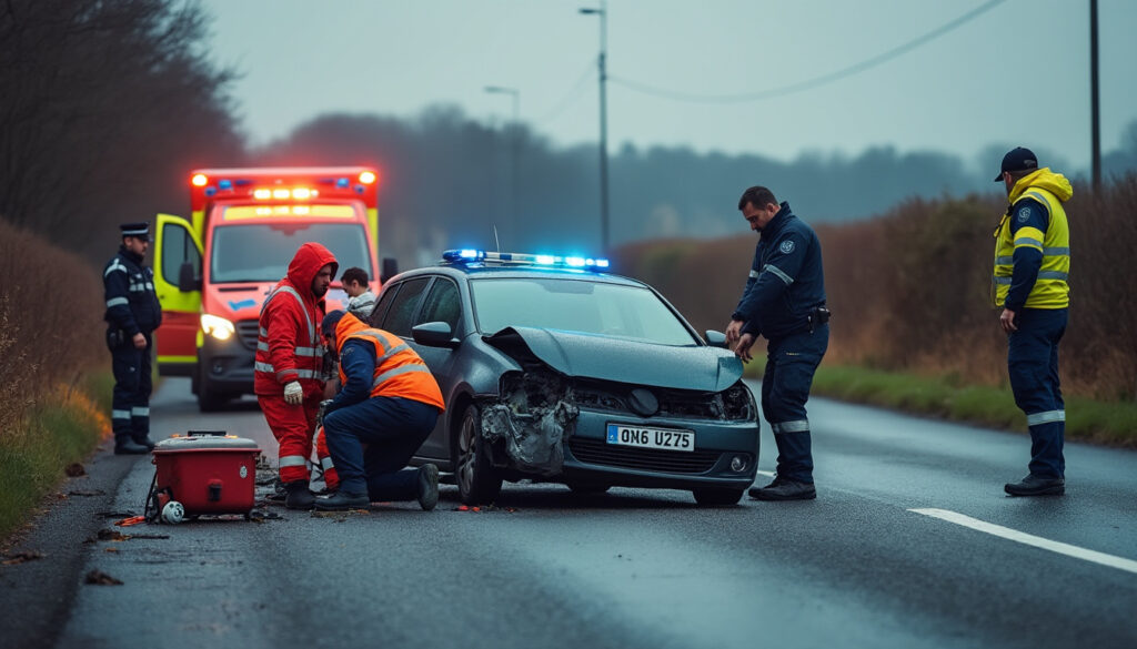 en loire-atlantique, un jeune homme de 23 ans a été grièvement blessé dans un accident. son pronostic vital est engagé.