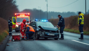 en loire-atlantique, un jeune homme de 23 ans a été grièvement blessé dans un accident. son pronostic vital est engagé.