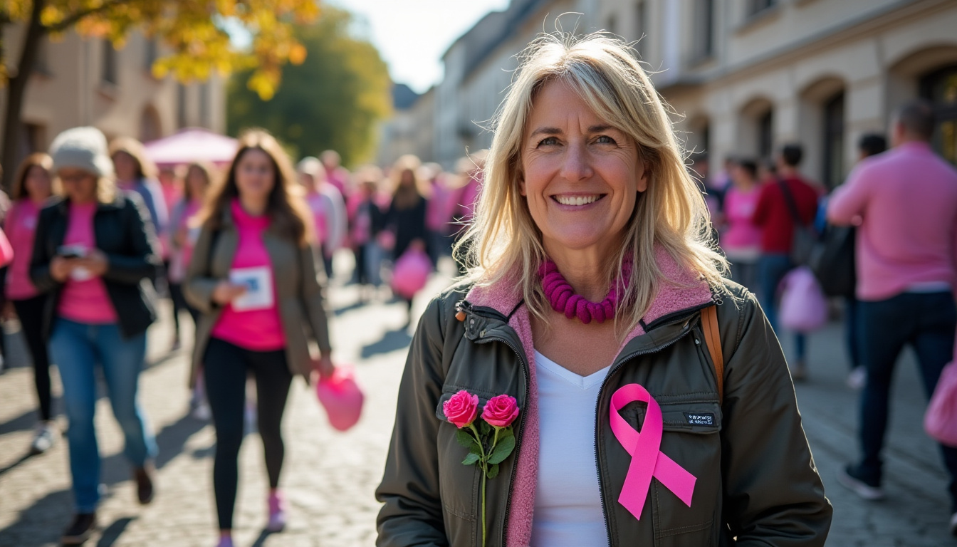 à saint-rémy-boscrocourt, la 11e édition d’octobre rose mobilise un nombre record de participants autour de la lutte contre le cancer du sein.