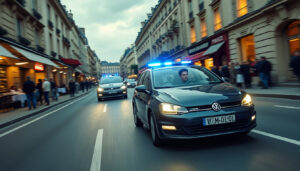 dans l’oise, un jeune pilote poursuivi par les gendarmes a défié les habitants en plein centre-ville.