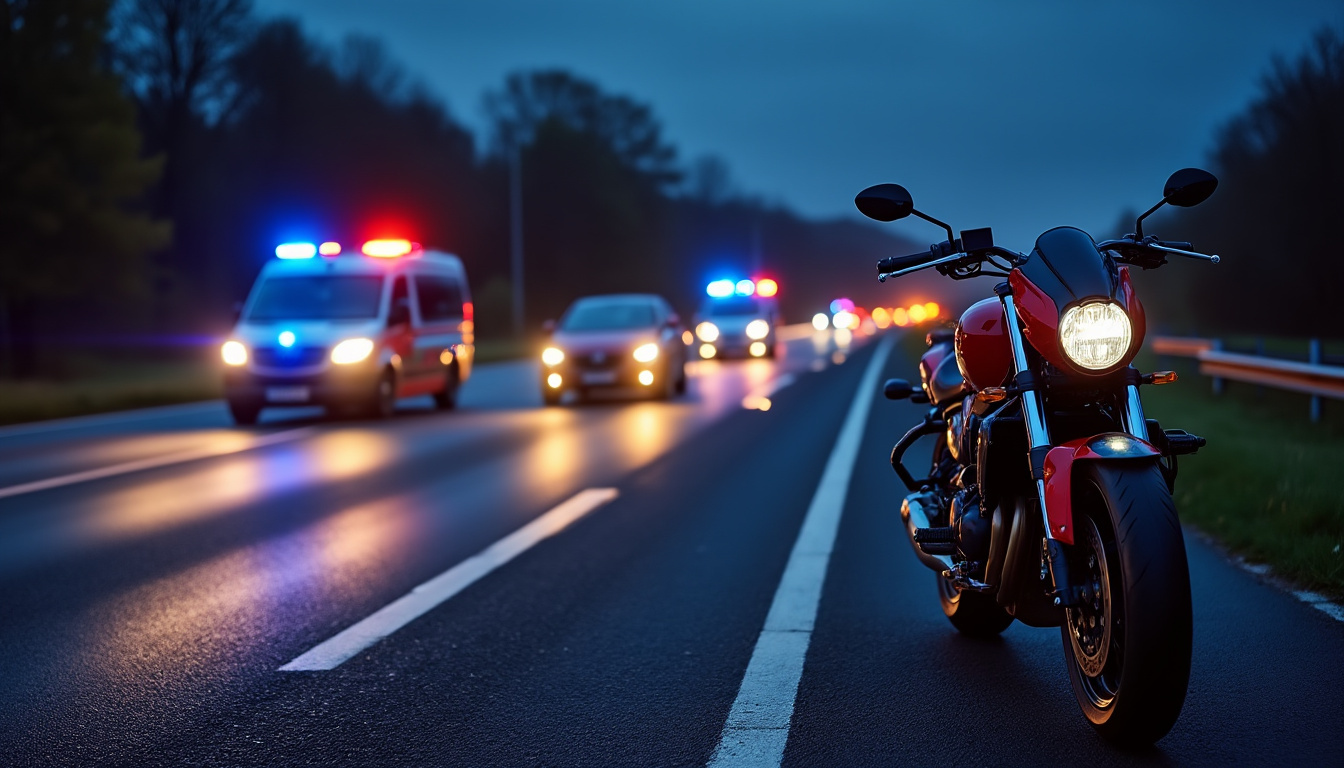 près de rouen, un motard de 28 ans est mort dans un accident de la route. les circonstances du drame restent à préciser.