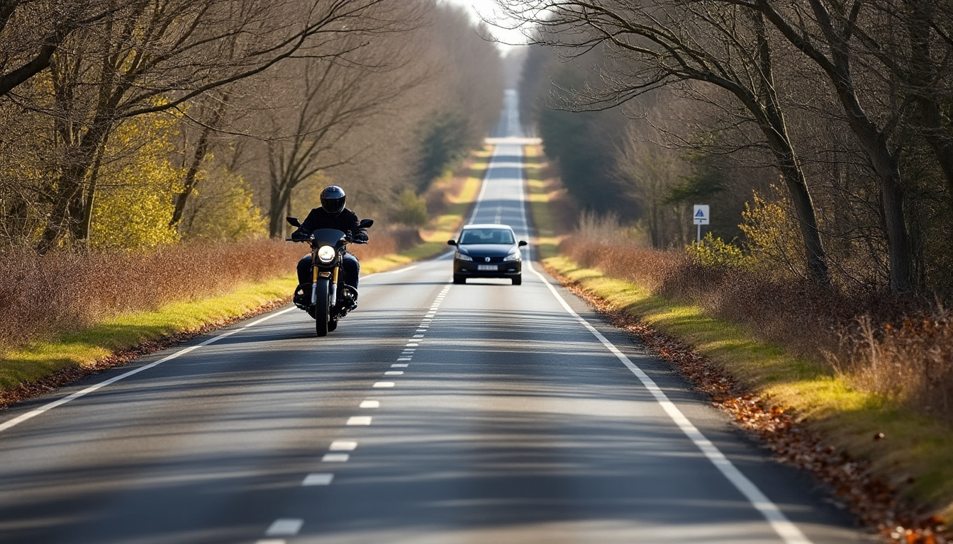 un violent choc entre une voiture et une moto a grièvement blessé un homme, entre la vie et la mort. la vitesse est suspectée.