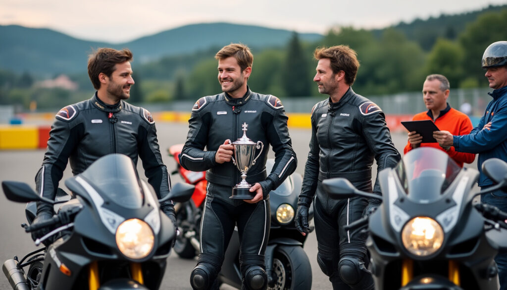 à vittel, les motards des teams amr et krt 74 revendiquent leur victoire au bol d’argent. mais la course est loin d’avoir livré son dernier mot.